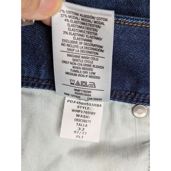 Hudson Beth Mid Rise Baby Boot Jeans Sz 32 Obscurity Dark Wash Flap Pockets - Picture 10 of 10